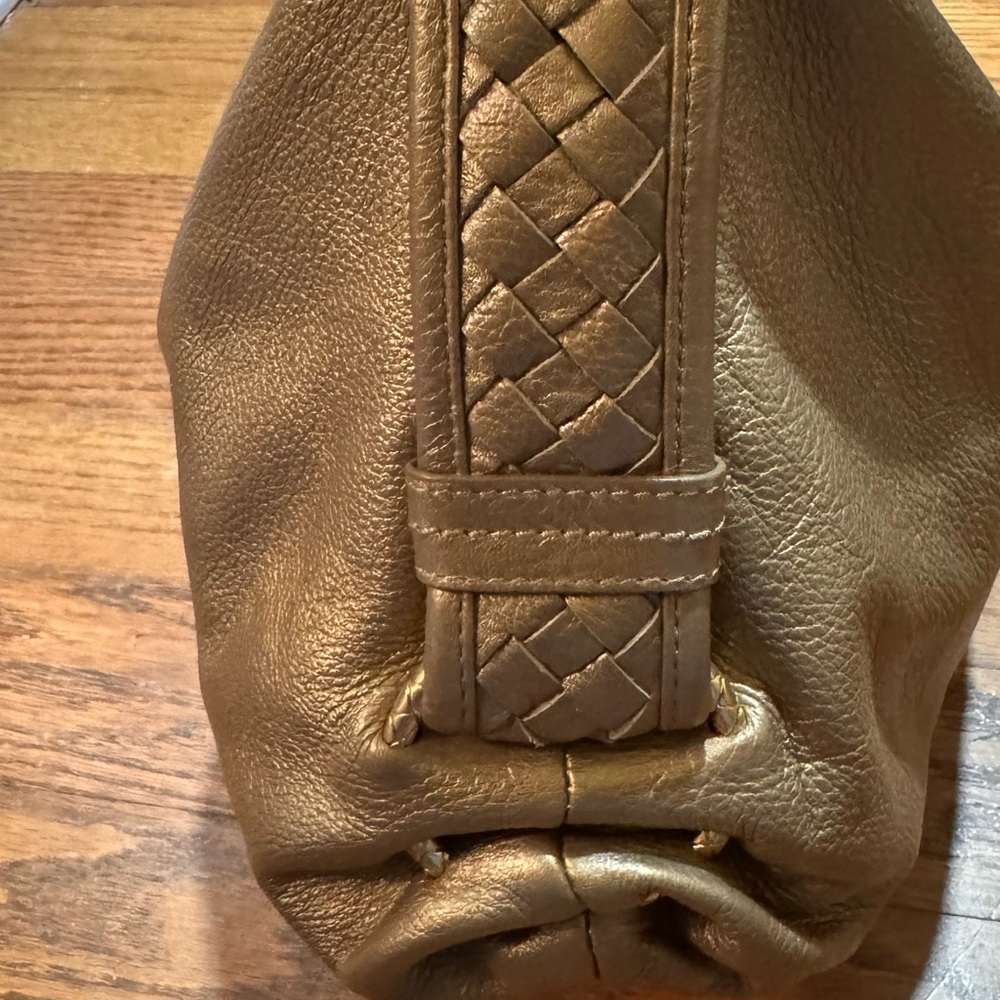 Gold, Genuine Leather Elliot Lucca Purse - Picture 5 of 13